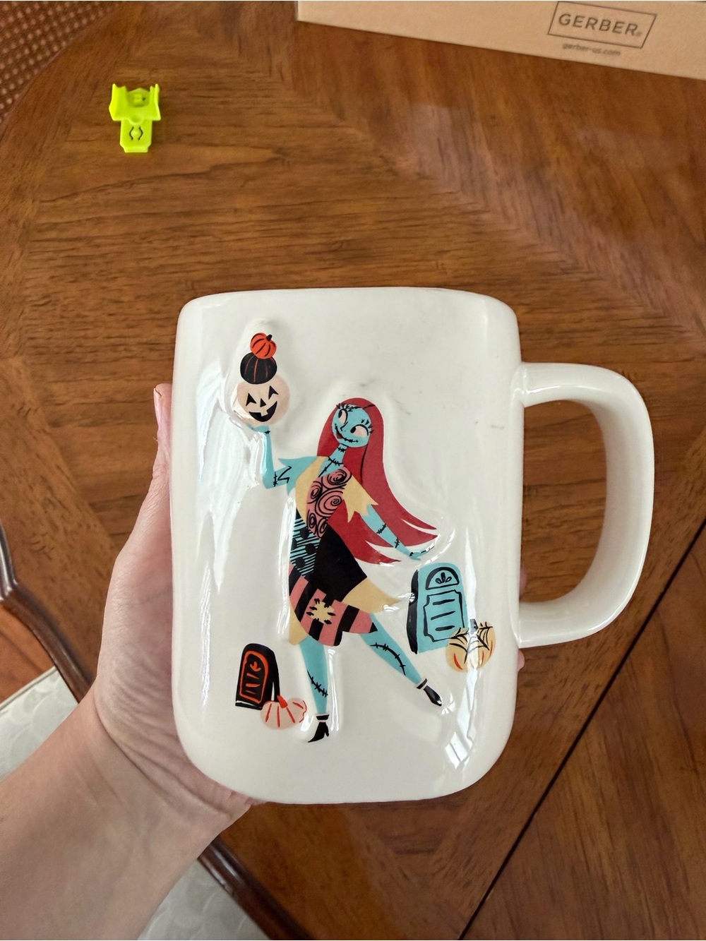 Rae Dunn Cream and Black The Nightmare Before Christmas Mug